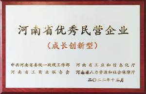 2022年河南省優(yōu)秀民營企業(yè)